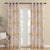 DyeDreams Geometric Matte Harvest Gold Room Darkening Curtain Set of 2 -(DS557A)