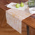 DyeDreams Geometric Harvest Gold Matte Table Runner -(DS557A)