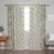 Fluttering Feathers Combination Dingley Green Room Darkening Curtain Set of 4 -(557C560C)