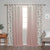 Marigold Blush Combination Rose Room Darkening Curtain Set of 4 -(559DMeta03)