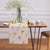 Winged Whimsy Floral Harvest Gold Matte Table Runner -(DS560A)