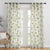 Winged Whimsy Floral Wild Willow Linen Sheer Curtain Set of 2 -(DS560C)