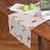 Winged Whimsy Floral Flamingo Red Matte Table Runner -(DS560D)