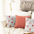Birdsong Serenade Combination Flamingo Red Cushion Cover -(560DP72)
