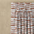 AquaFlow Geometric Matte Medium Wood Room Darkening Curtain Set of 2 -(DS562D)