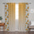 Golden Glow Combination Casablanca Room Darkening Curtain Set of 4 -(DS564AMeta01)
