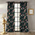 Nostalgic Reverie Floral Yankees Blue Dimout Curtain Set Of 2 -(DS592A)