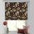 Nostalgic Reverie Floral Coffee Brown Roman Blind -(DS592B)