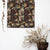 Nostalgic Reverie Floral Coffee Brown Roman Blind -(DS592B)