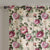 Nostalgic Reverie Floral Dark Vanilla Beige Sheer Curtain Set Of 2 -(DS592C)