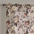 Nostalgic Reverie Floral Tuscany Brown Sheer Curtain Set Of 2 -(DS592D)