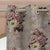 Bouquet Royale Floral Tuscany Brown Dimout Curtain Set Of 2 -(DS593D)