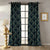 Imperial Canopy Indie Yankees Blue Dimout Curtain Set Of 2 -(DS594A)