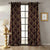 Imperial Canopy Indie Coffee Brown Dimout Curtain Set Of 2 -(DS594B)