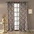 Imperial Canopy Indie Dark Vanilla Beige Dimout Curtain Set Of 2 -(DS594C)