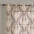 Imperial Canopy Indie Dark Vanilla Beige Sheer Curtain Set Of 2 -(DS594C)