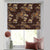 Ornate Veil Floral Coffee Brown Roman Blind -(DS595B)