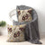 Ornate Veil Floral Dark Vanilla Cushion Covers -(CSN595C)
