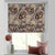 Ornate Veil Floral Tuscany Brown Roman Blind -(DS595D)