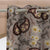 Ornate Veil Floral Tuscany Brown Dimout Curtain Set Of 2 -(DS595D)