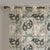 Ornate Veil Floral Spanish Gray Sheer Curtain Set Of 2 -(DS595E)