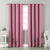 Jacquard Room Darkening Curtains in Rose Pink Set Of 2 - (P5)