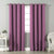 Jacquard Room Darkening Curtains in Mulberry Pink Set Of 2 - (P60)