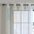 Misty Horizon Floral Columbia Blue Sheer Curtain Set of 2 - DS611