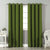 Jacquard Room Darkening Curtains in Moss Green Set Of 2 - (P64)