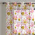 Elegant Floral Print Sheer Semi Transparent Curtain - Set Of 1pc -DS06A1