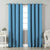 Jacquard Room Darkening Curtains in Bluebird Set Of 2 - (P78)