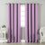 Jacquard Room Darkening Curtains in Periwinkle Purple Set Of 2 - (P7)