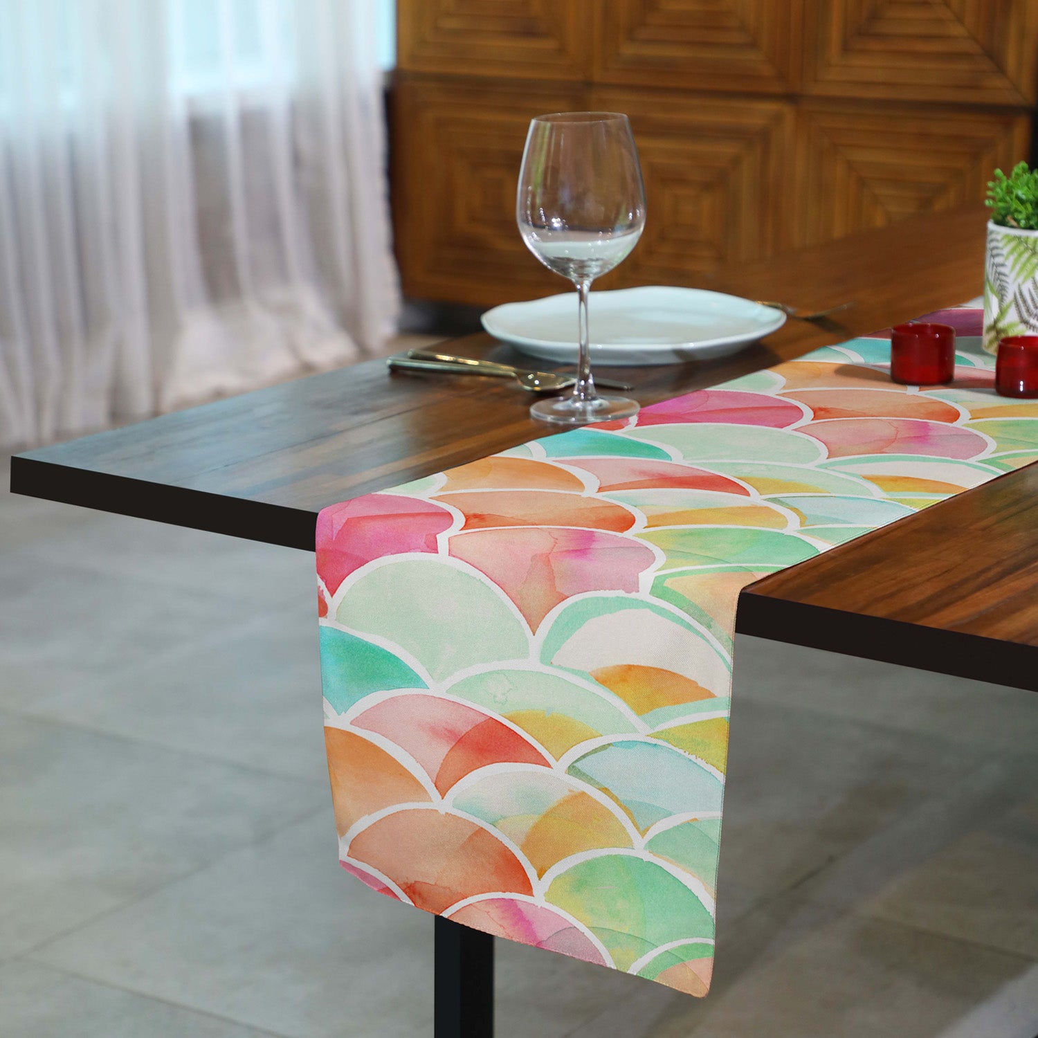 Buy Table Runners Online - Runners for Dining & Coffee Table – Spaces  Drapestory