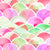 Vibrant Dreams Geometric Pink Heavy Satin Blackout curtains Set Of 1pc - (DS81B)
