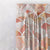 Vibrant Dreams Geometric Rust Heavy Satin Room Darkening Curtains Set Of 1pc - (DS81E)