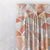 Vibrant Dreams Geometric Rust Heavy Satin Room Darkening Curtains Set Of 2 - (DS81E)