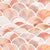 Vibrant Dreams Geometric Rust Wallpaper Swatch -(DS81E)