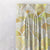 Vibrant Dreams Geometric Yellow Heavy Satin Blackout curtains Set Of 1pc - (DS81F)