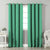 Jacquard Room Darkening Curtains in Just Green Set Of 2 - (P81)