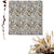 Structured Sparkle Geometric Brown Satin Roman Blind (DS87A)