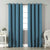 Jacquard Room Darkening Curtains in Cerulean Frost Set Of 2 - (P89)