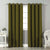 Jacquard Room Darkening Curtains in Woodbine Green Set Of 2 - (P91)