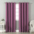 Jacquard Room Darkening Curtains in Claret Shadow Set Of 2 - (P94)