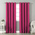 Jacquard Room Darkening Curtains in Telemagenta Pink Set Of 2 - (P96)