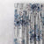 Stems & Petals Floral Blue Heavy Satin Blackout curtains Set Of 1pc - (DS97A)
