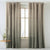 Digital Boho Printed Twill Textured Room Darkening Curtains Set Of 1pc - DSBH04