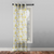 Elegant Floral Print Sheer Semi Transparent Curtain - Set Of 1pc -DS133A1