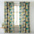 Elegant Geometric Print Matt Finish  Room Darkening Curtain Set of 2 -  MTDS145A