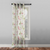 Elegant Floral Print Sheer Semi Transparent Curtain - Set Of 1pc -DS260A1