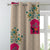 Elegant Ethenic Print Matt Finish  Room Darkening Curtain Set Of 1pc -  MTDS489C